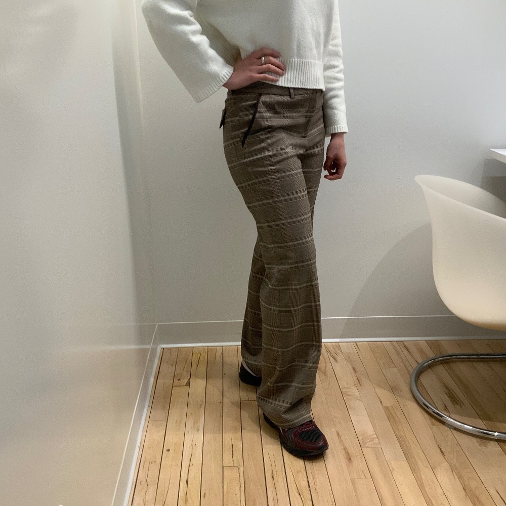 DALIA women’s trousers, size 8, brown - Picture 1 of 4